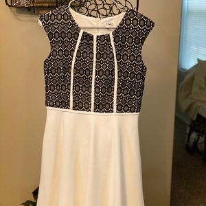 Black and Cream dress